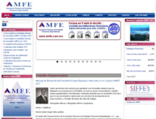 Tablet Screenshot of amfe.com.mx